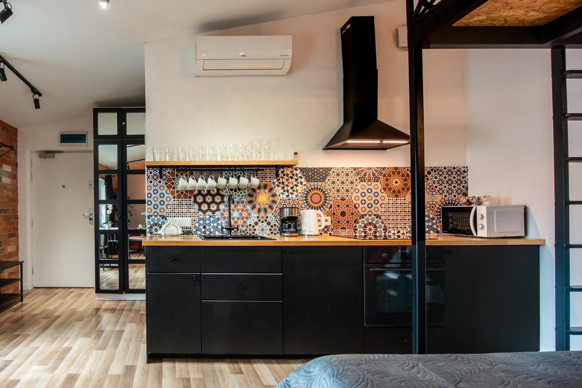 Modern Apartment Arizona Studio Old Town Dietla Balcony Krakau Buitenkant foto