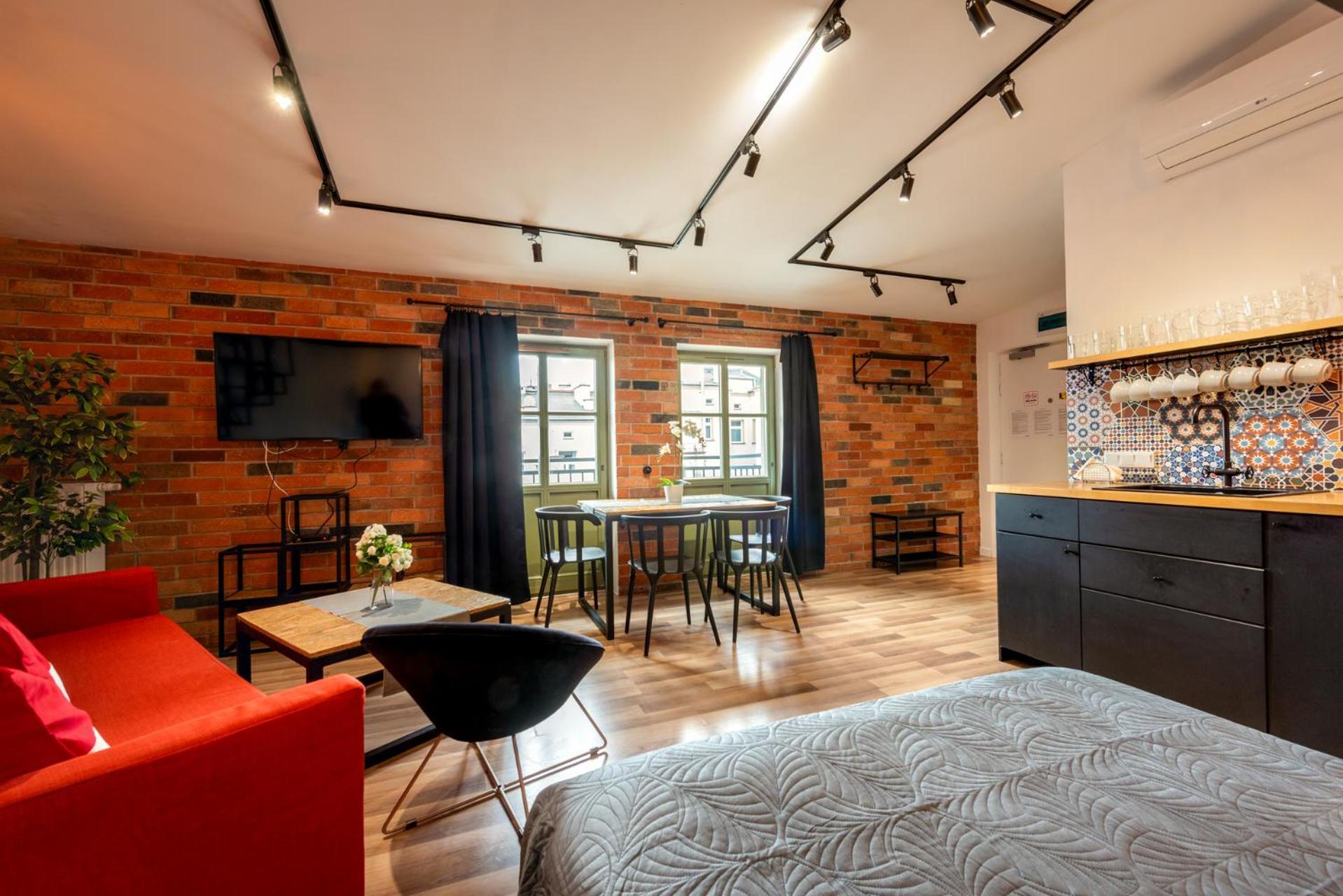 Modern Apartment Arizona Studio Old Town Dietla Balcony Krakau Buitenkant foto