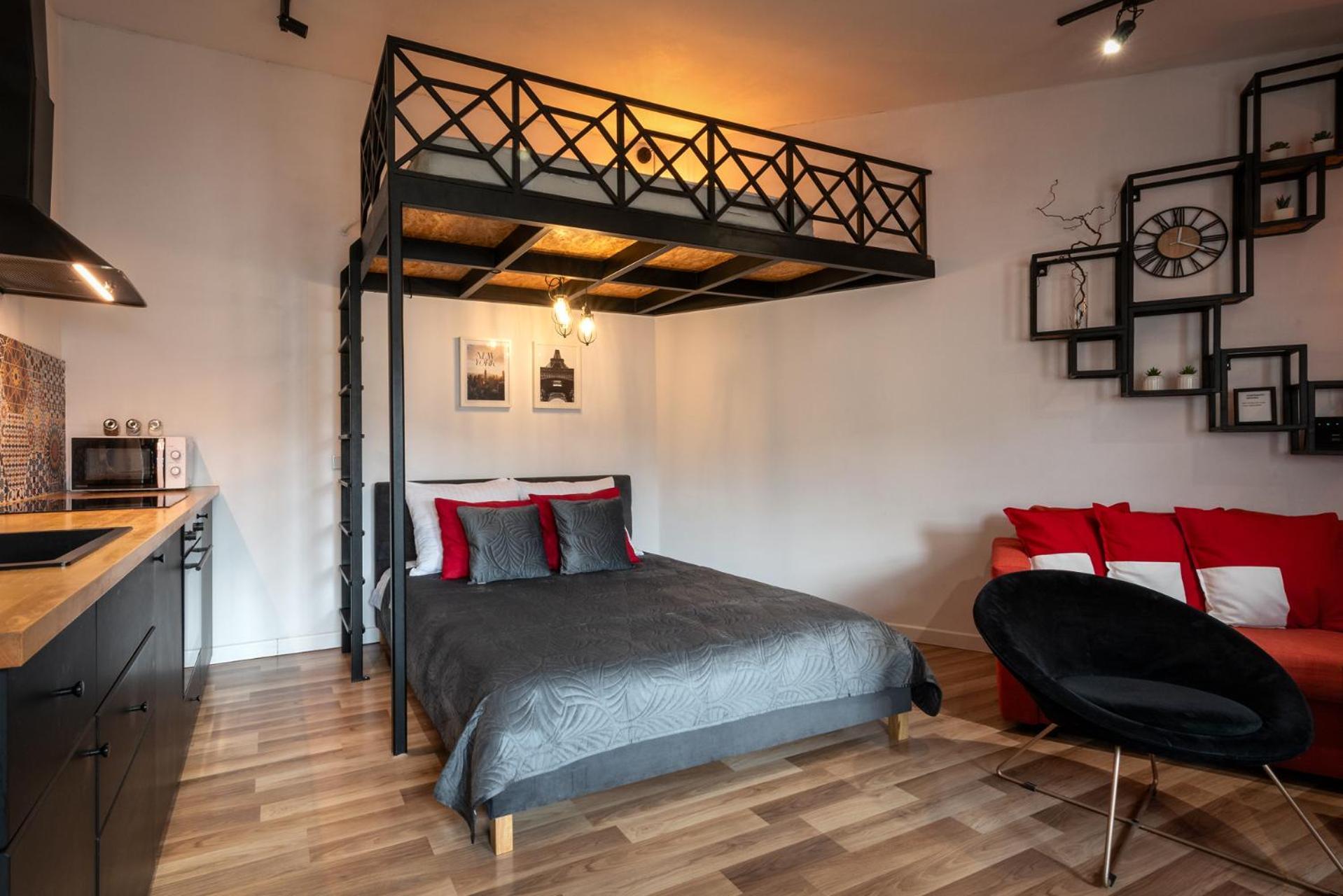 Modern Apartment Arizona Studio Old Town Dietla Balcony Krakau Buitenkant foto